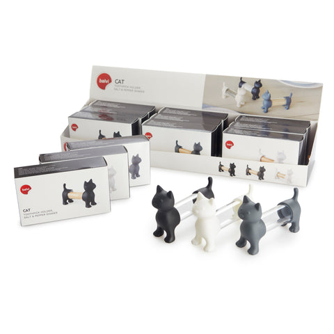 Balvi Cat Toothpick Holder & Salt&Pepper Shaker