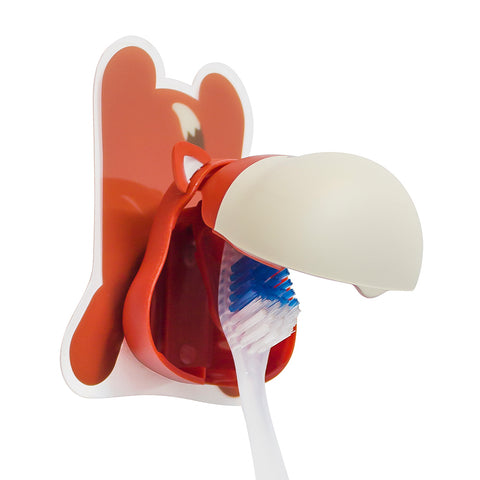 Toothbrush Holder Fox Adhesive